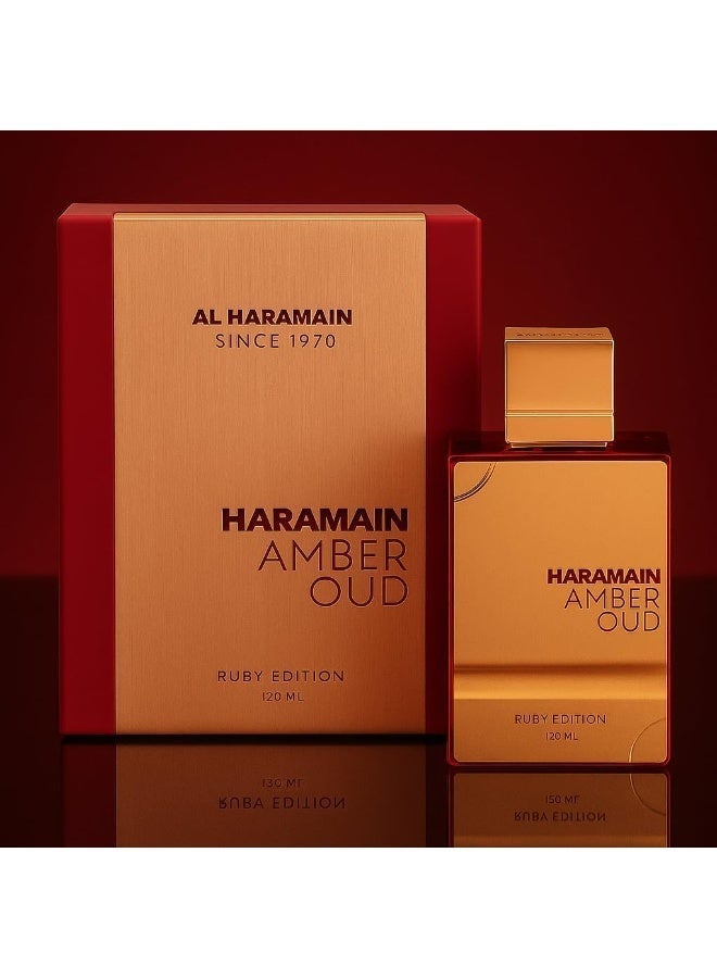 الحرمين عطر أمبر عود روبي إيديشن 120 مل ماء عطر - Image 3